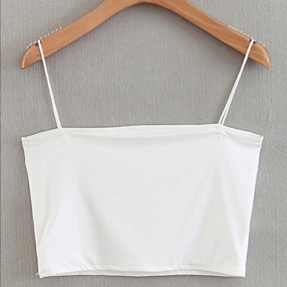 Solid Cami Crop Top - Picture 1 of 3